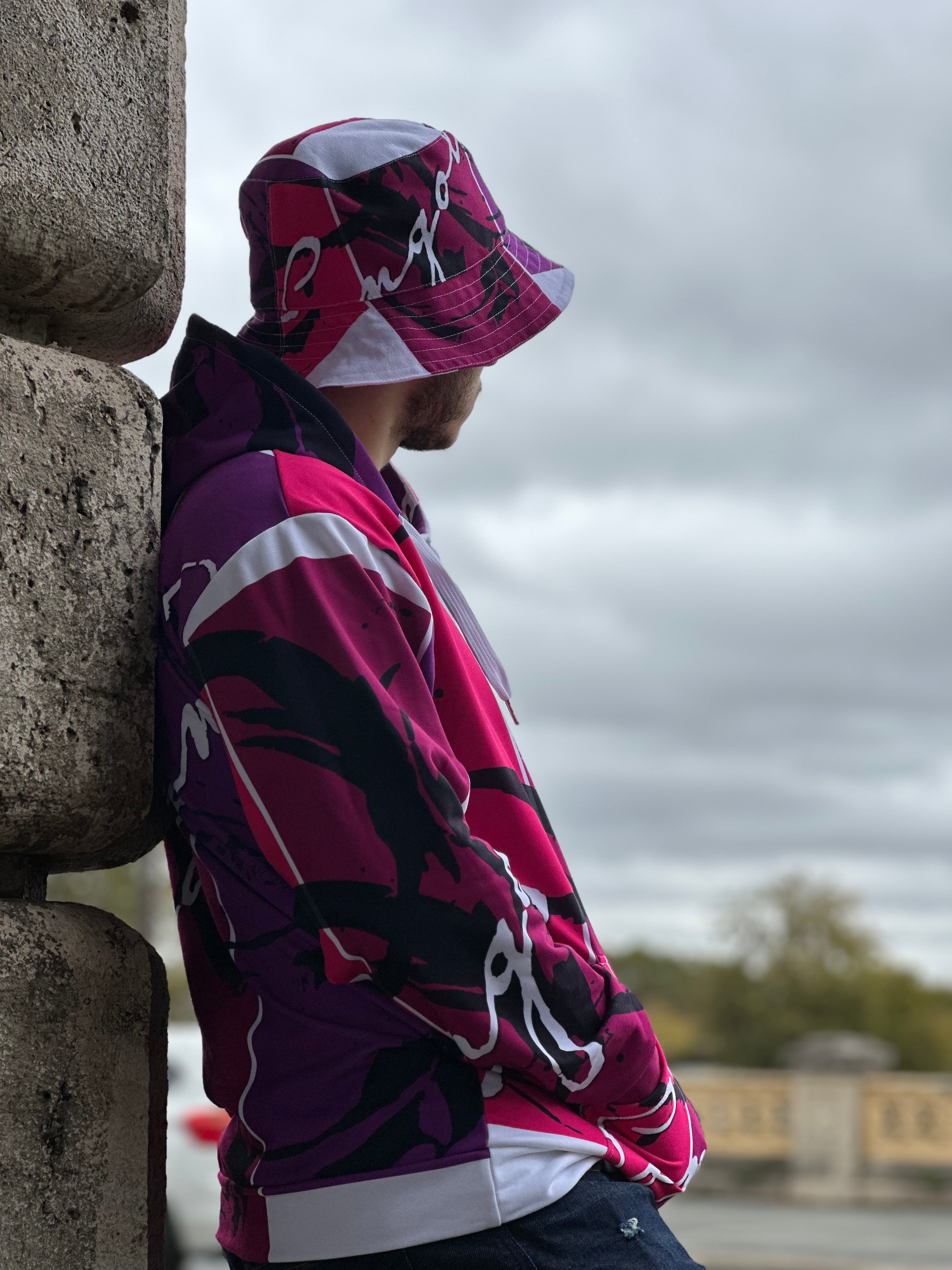 Sweat à Capuche Kongoland Imprimé All Over Unisexe