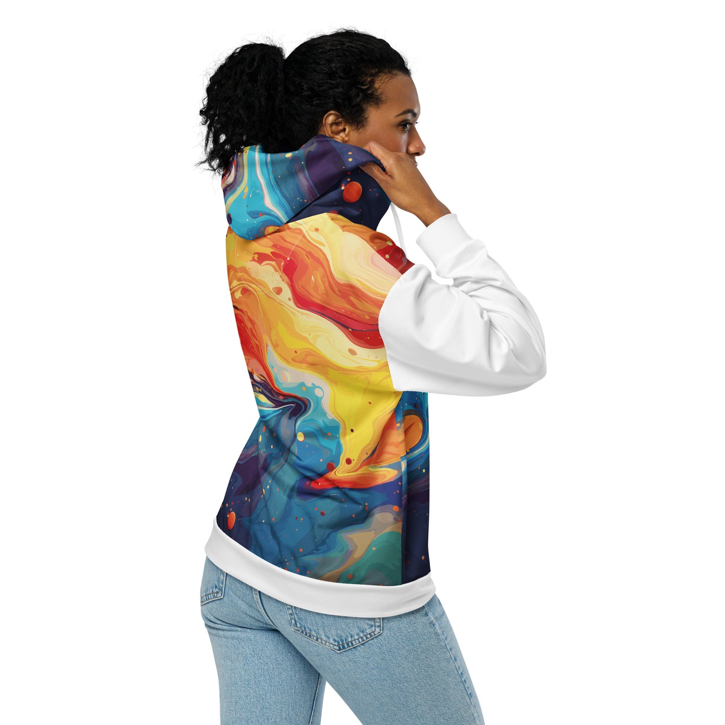 Sweat à capuche Kongoland zippé unisexe