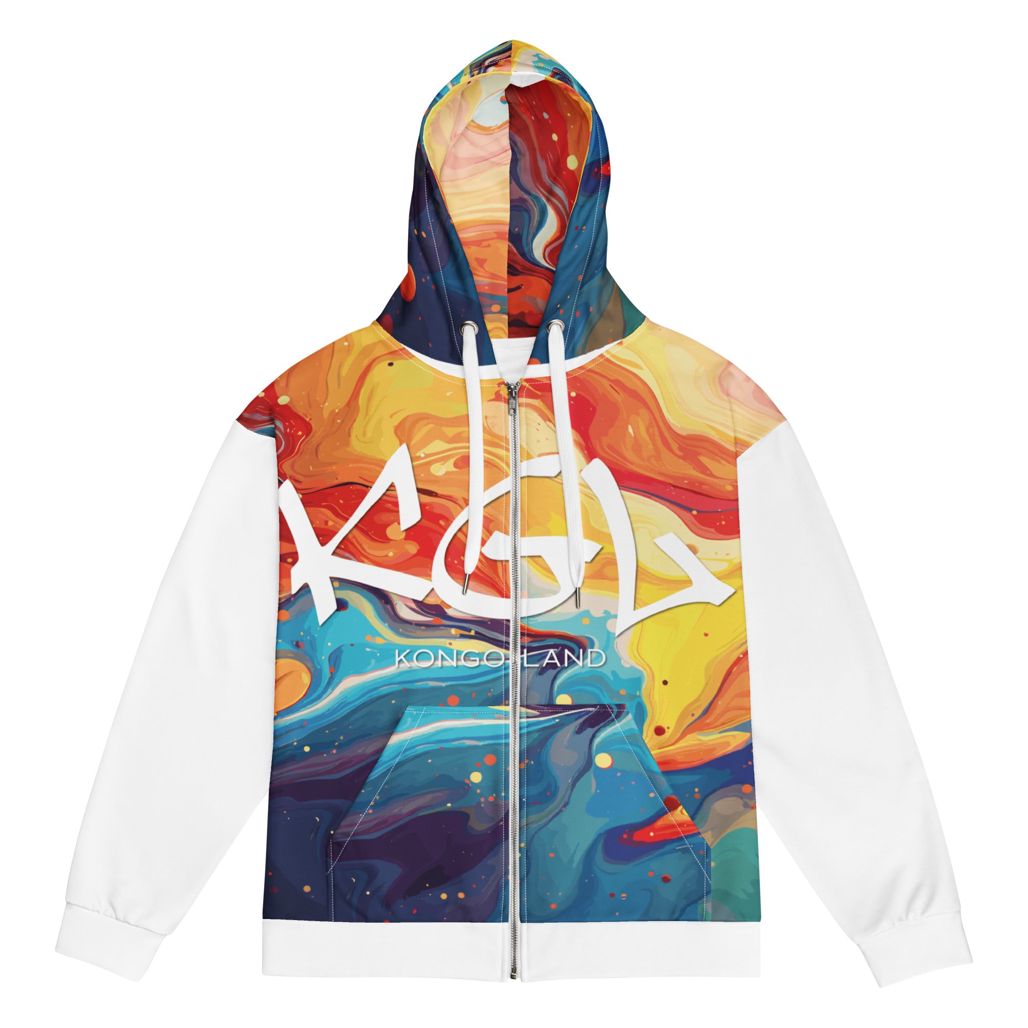 Kongoland Unisex Zip Hoodie