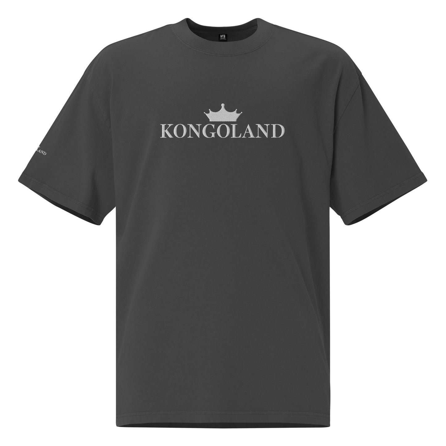 T-shirt Kongoland LOGO Brodé oversize délavé