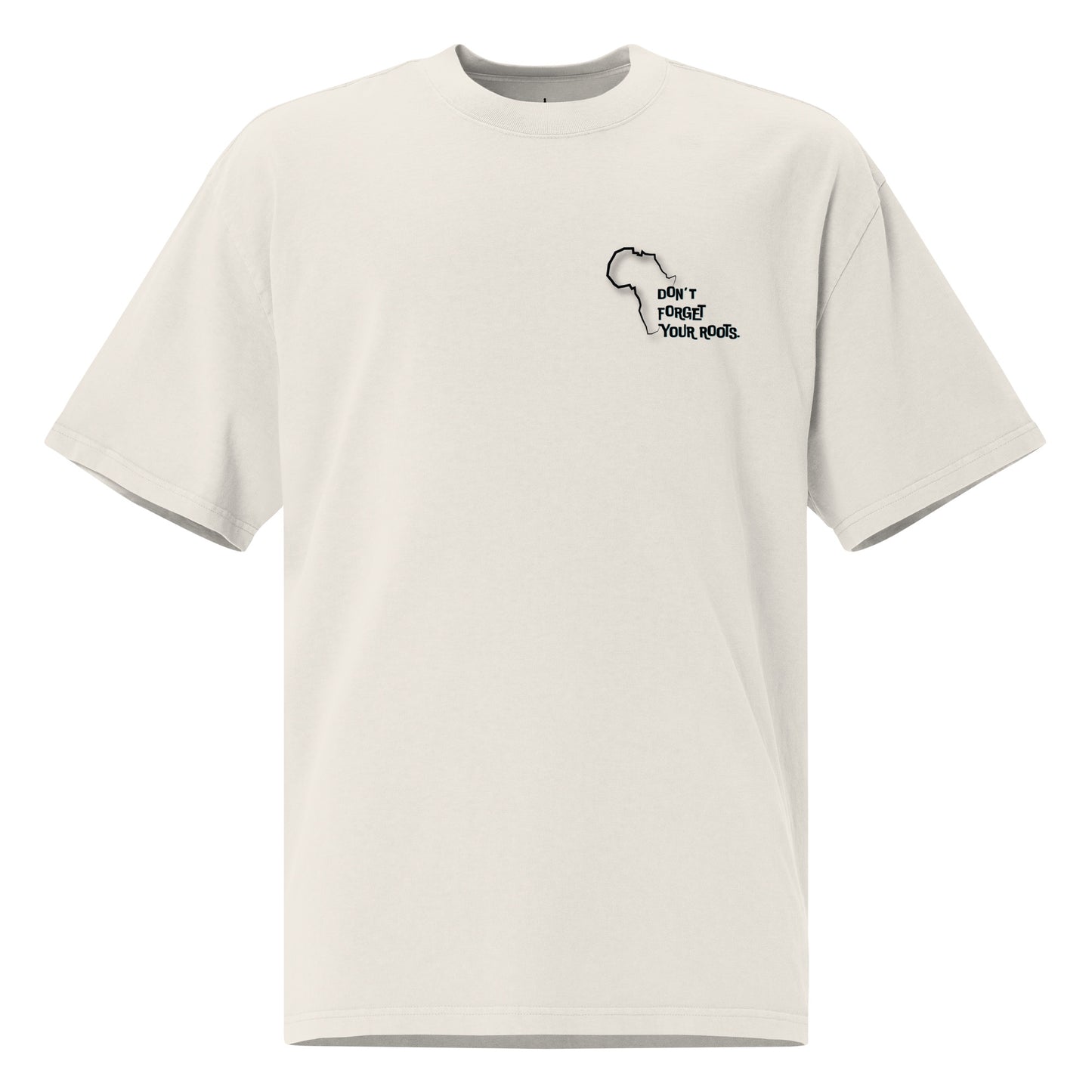 T-shirt Kongoland DON'T FORGET YOUR ROOTS oversize délavé