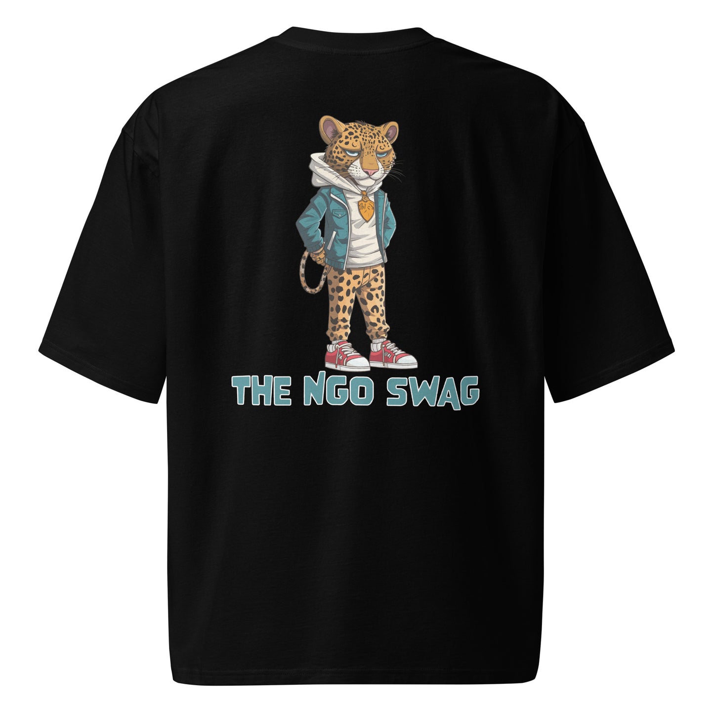 T-shirt Kongoland THE NGO SWAG lourd oversize