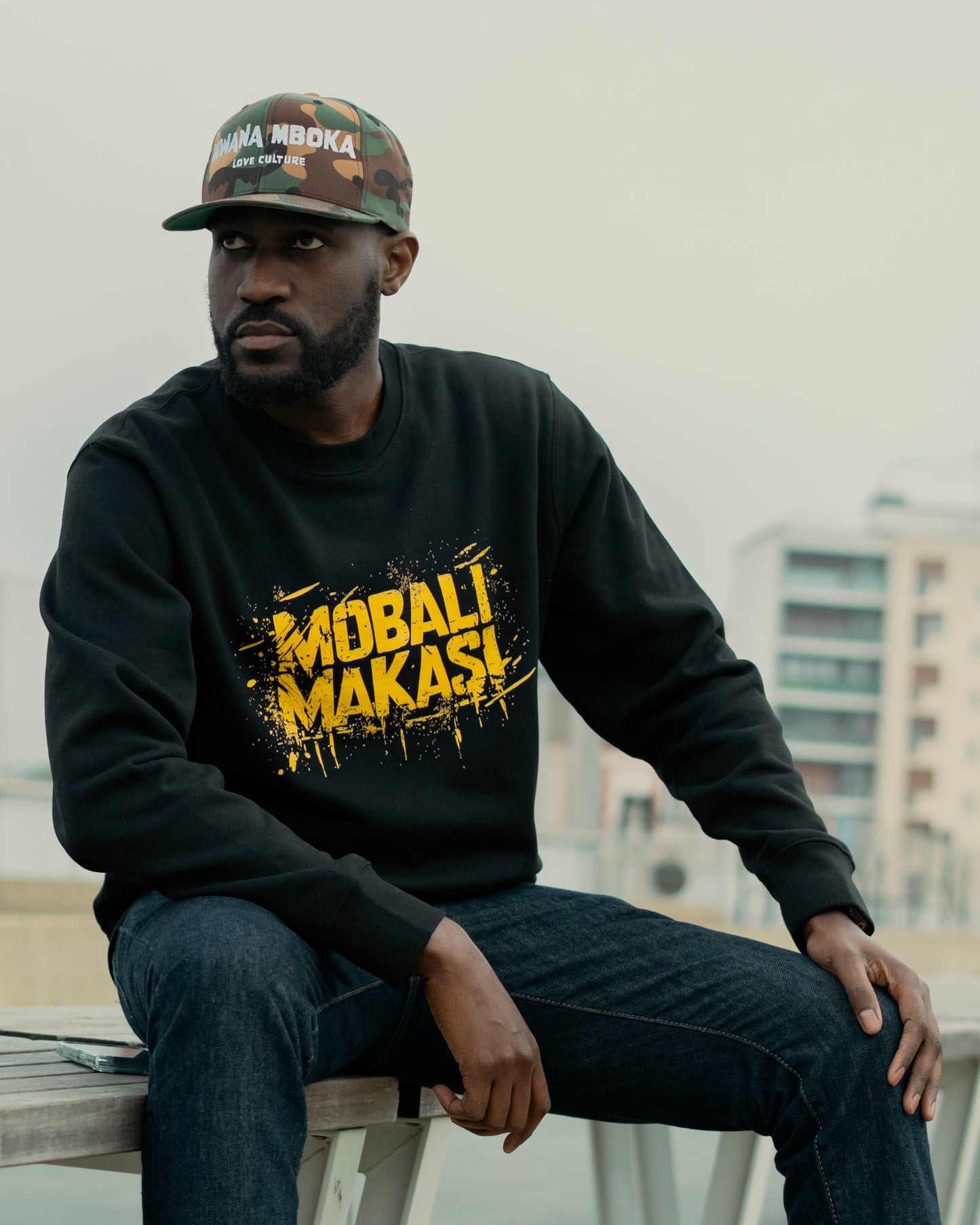 Sweat-shirt Kongoland MOBALI MAKASI