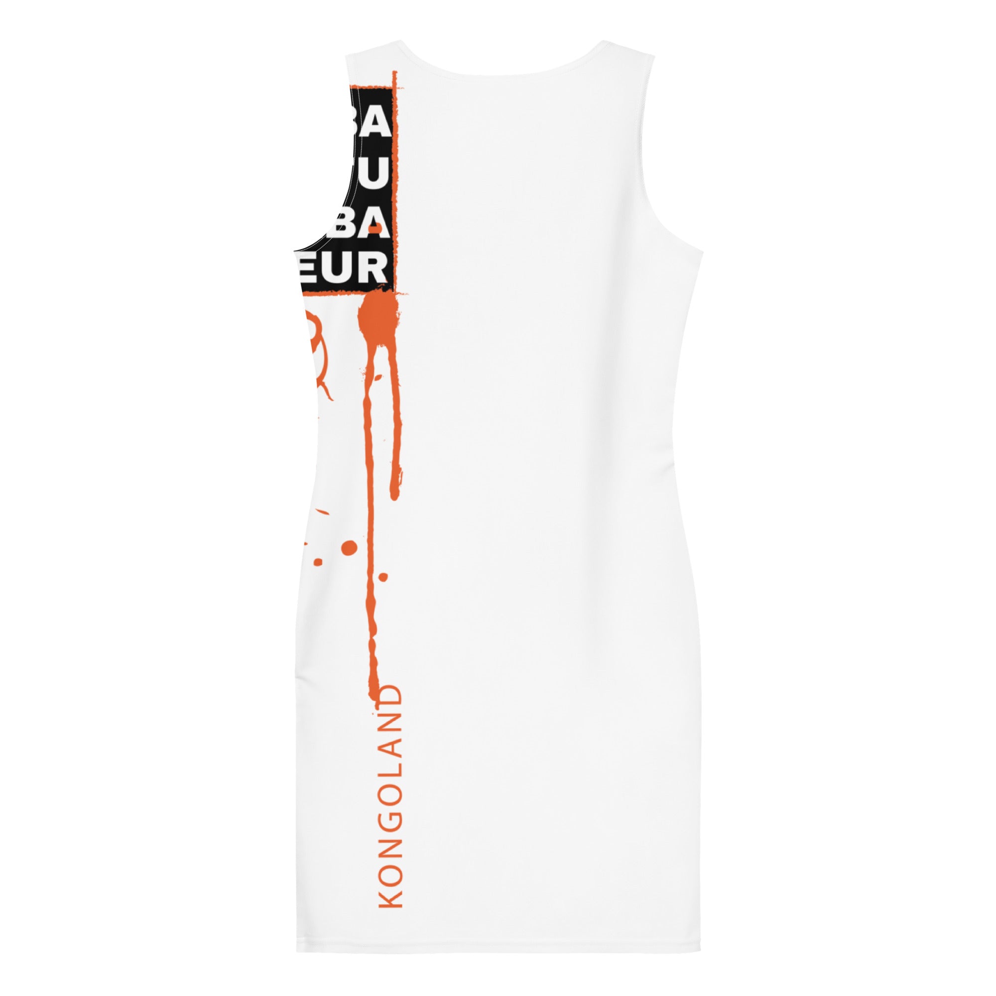 Kongoland ZABA MUNTU ZABA VALEUR bodycon dress