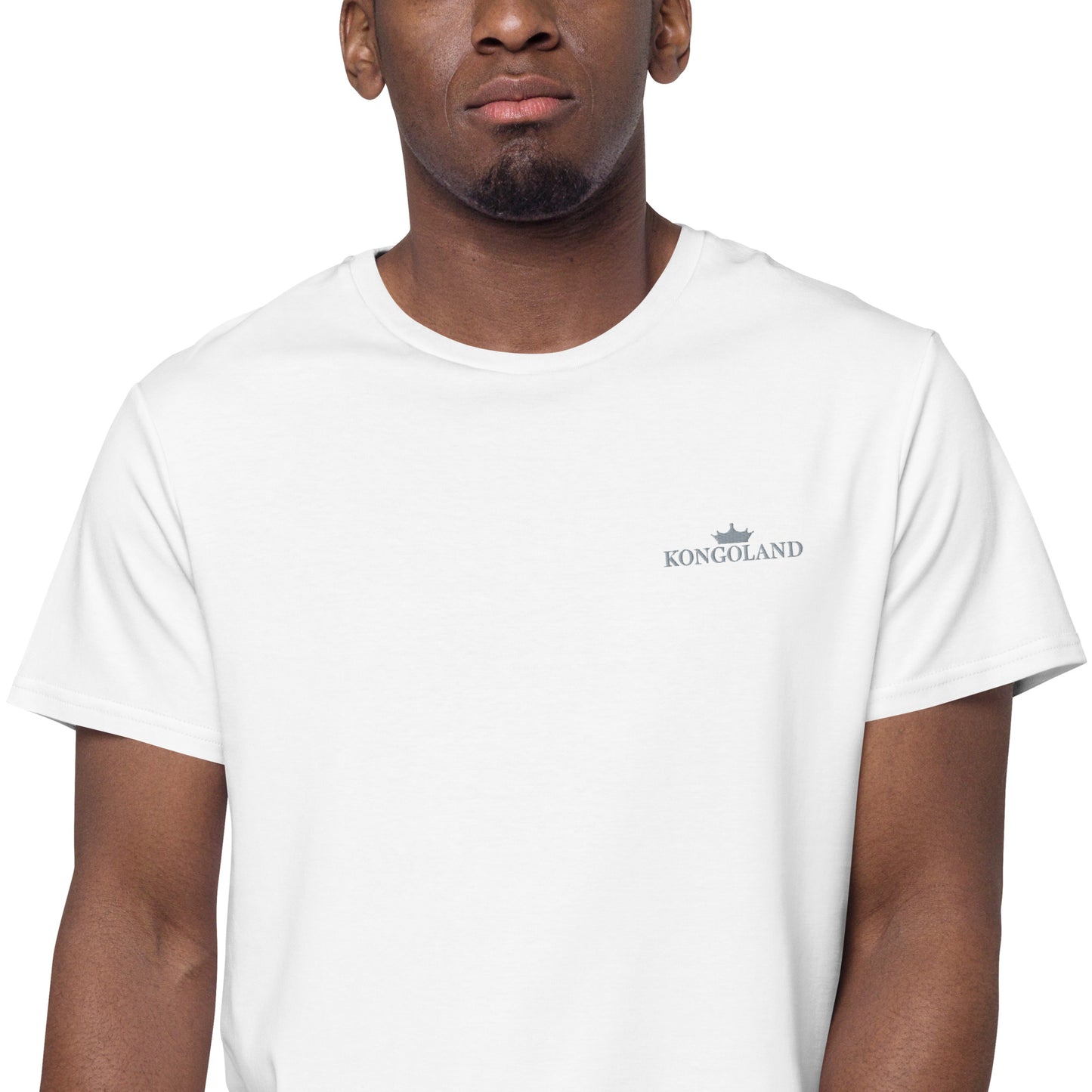 Kongoland Premium LOGO Embroidered Cotton T-Shirt for Men