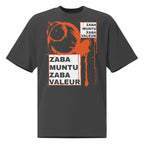 Kongoland ZABA MUNTU ZABA VALEUR oversized washed T-shirt