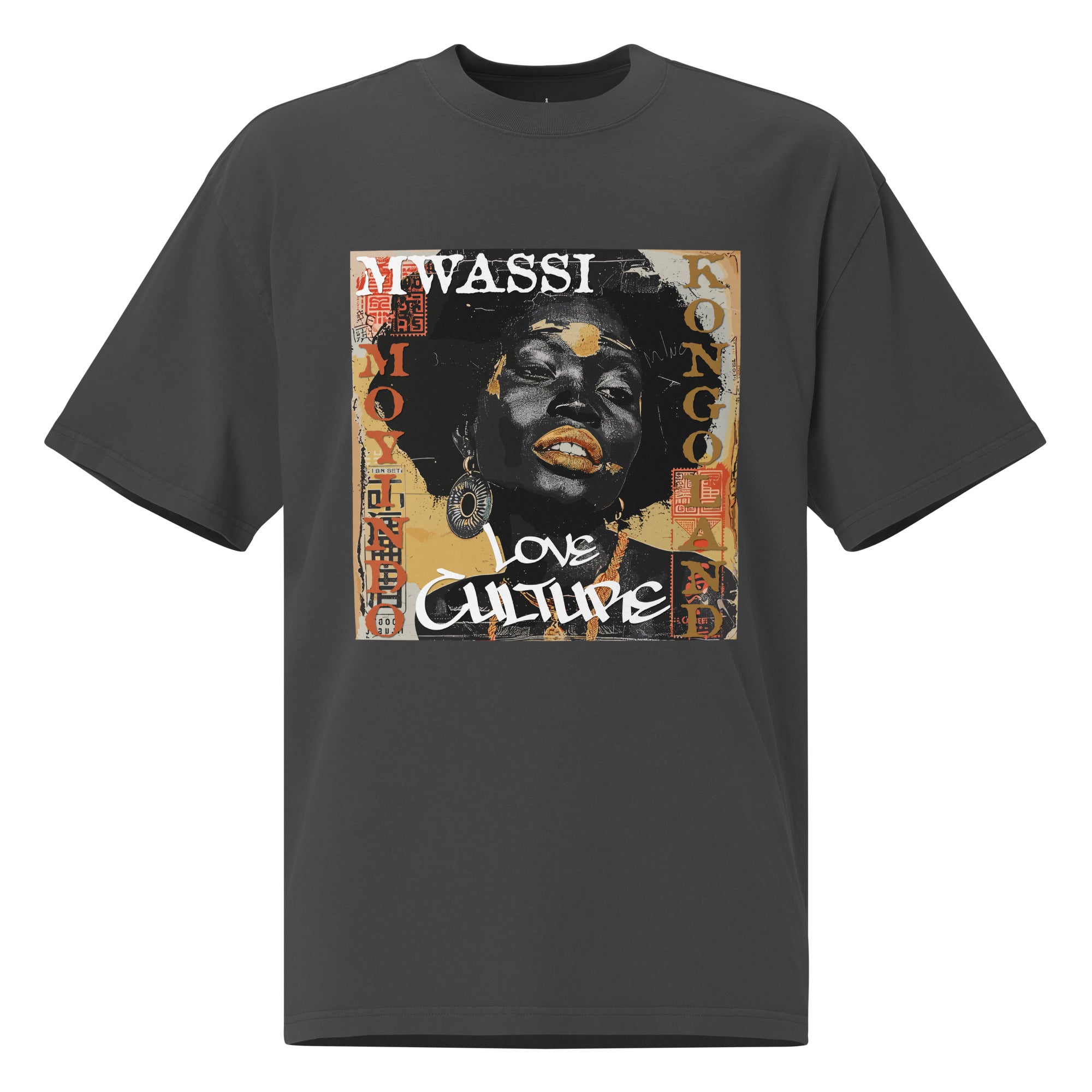 Kongoland MWASSI oversized washed t-shirt