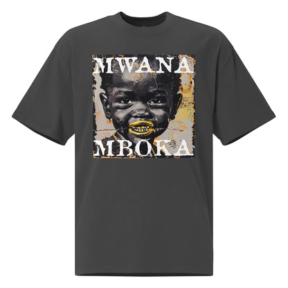 T-shirt Kongoland MWANA MBOKA oversize délavé