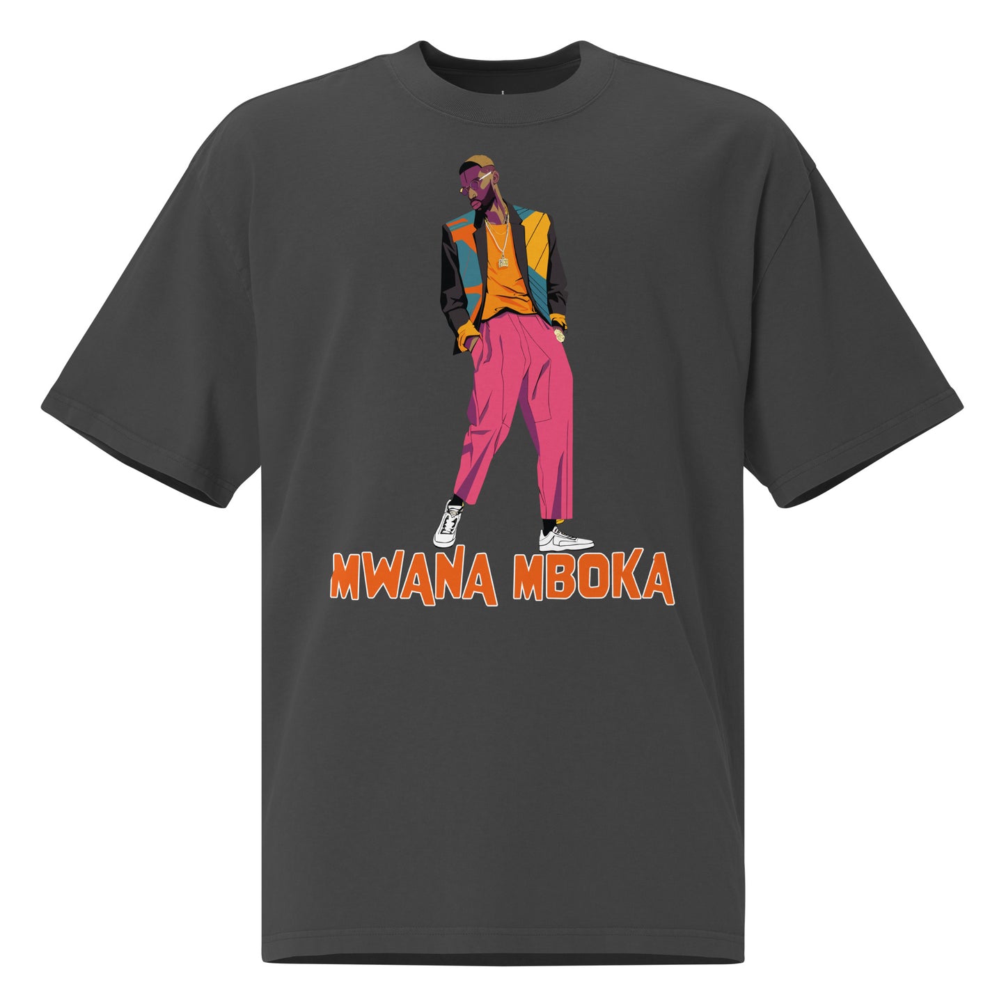 Kongoland MWANA MBOKA oversized washed t-shirt