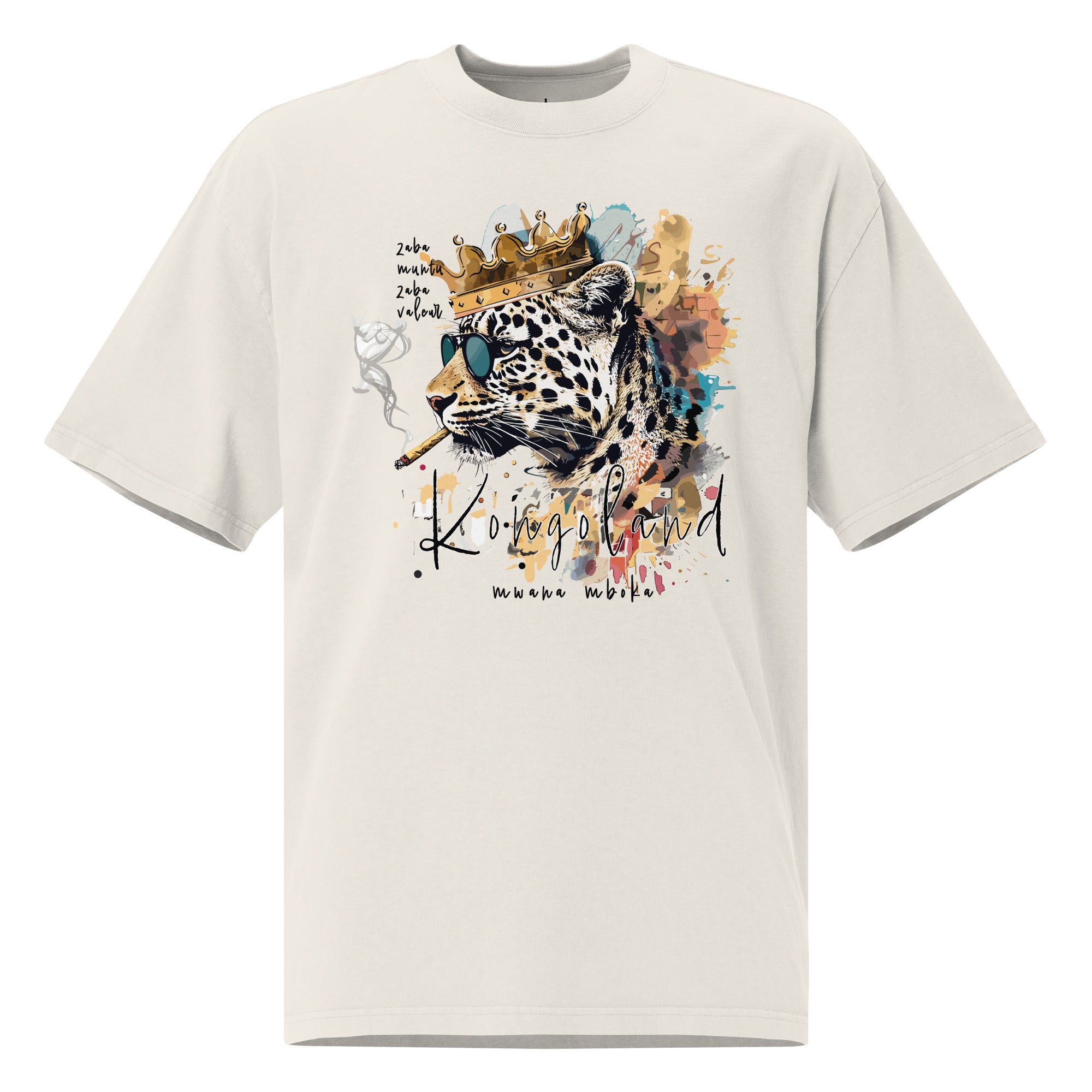 Kongoland MWANA MBOKA oversized washed t-shirt