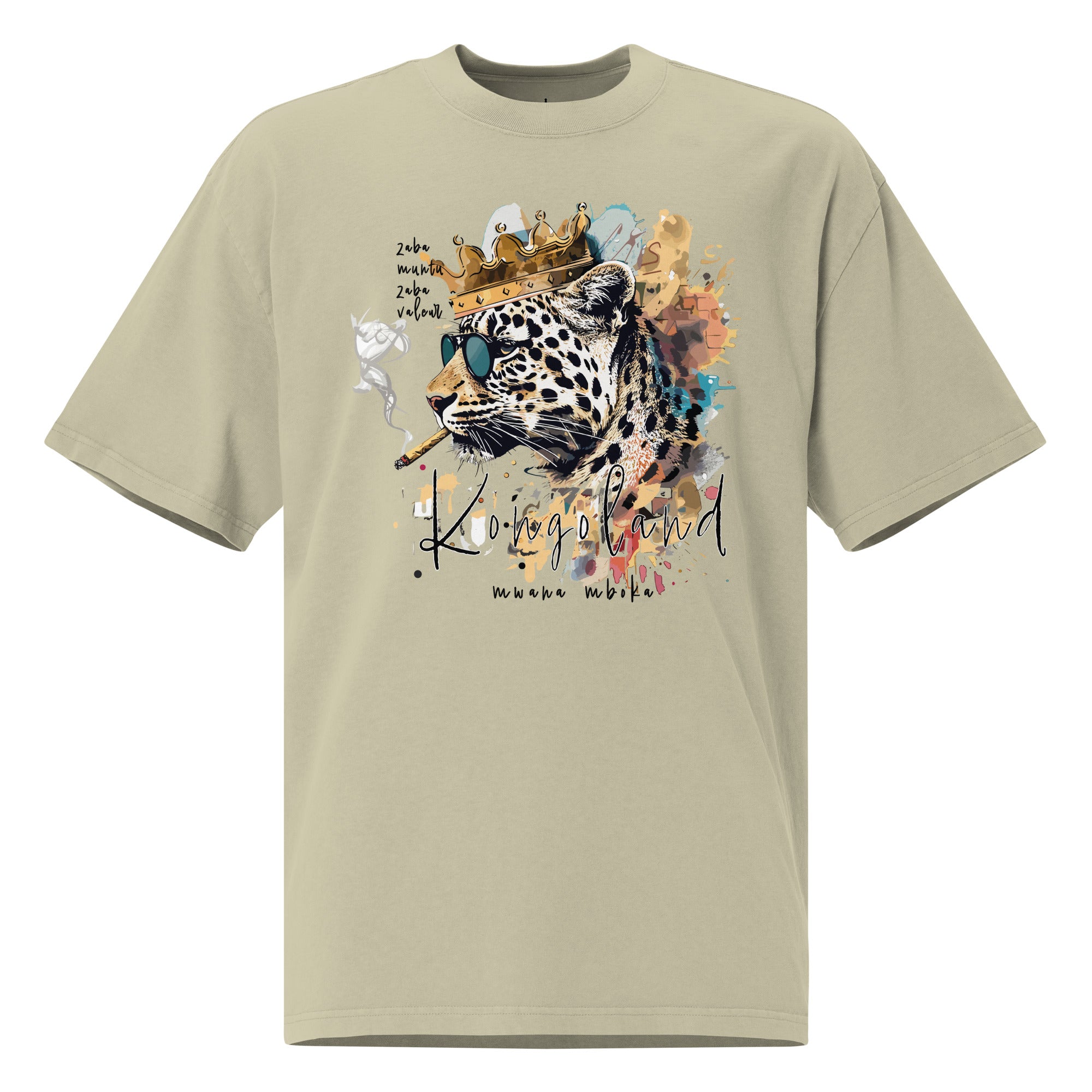 Kongoland MWANA MBOKA oversized washed t-shirt