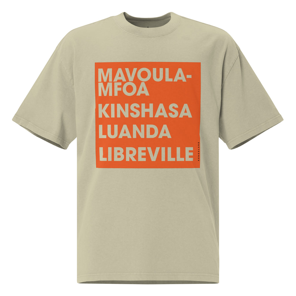 Kongoland oversized faded t-shirt