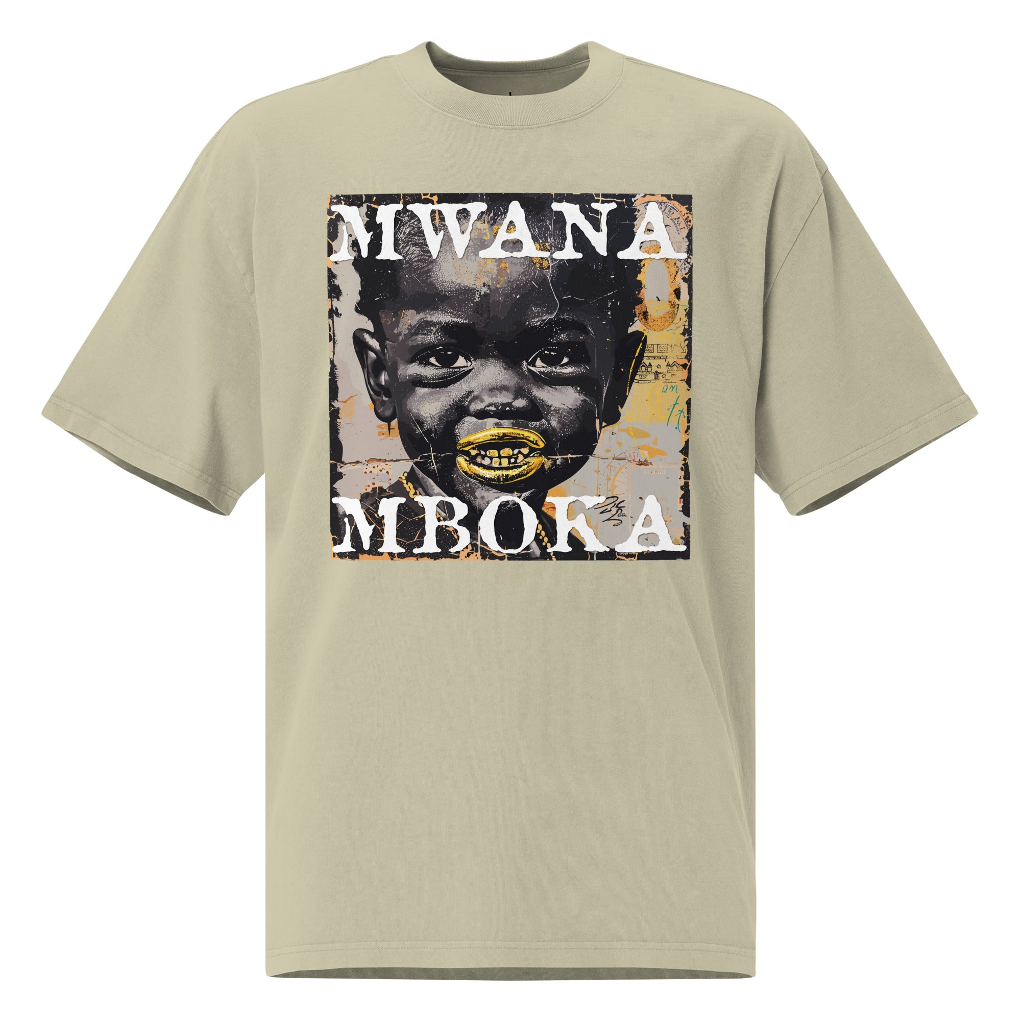 Kongoland MWANA MBOKA oversized washed t-shirt