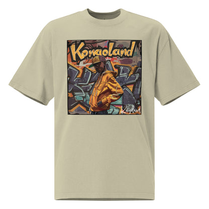 T-shirt Kongoland oversize délavé