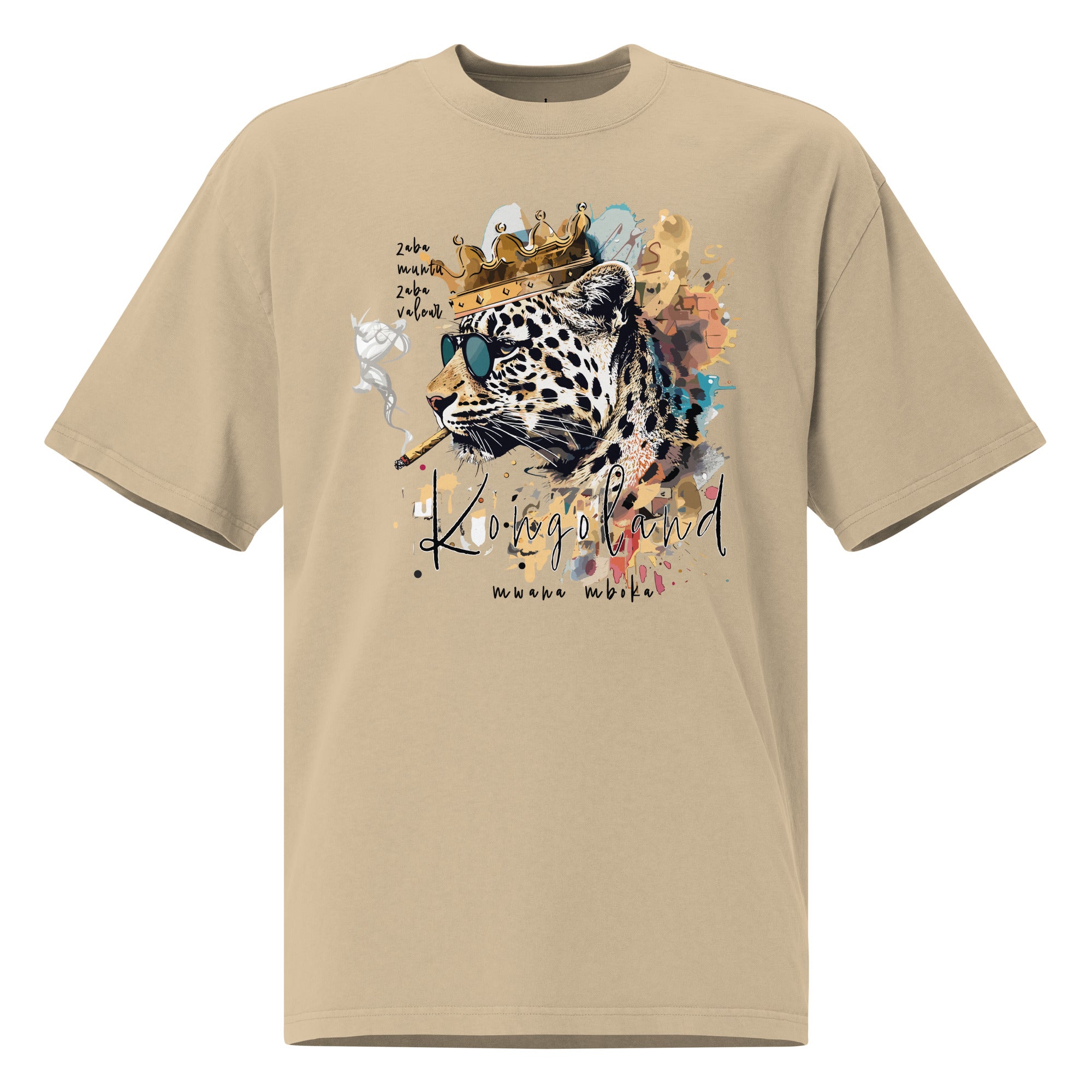 Kongoland MWANA MBOKA oversized washed t-shirt