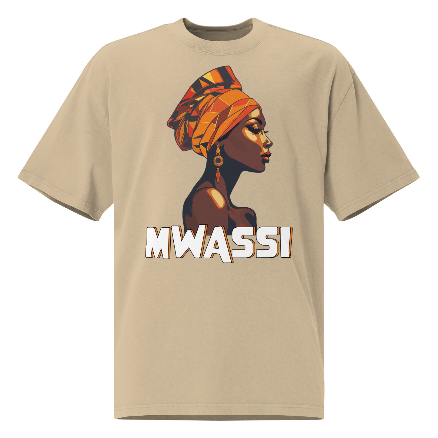 T-shirt Kongoland MWASSI oversize délavé