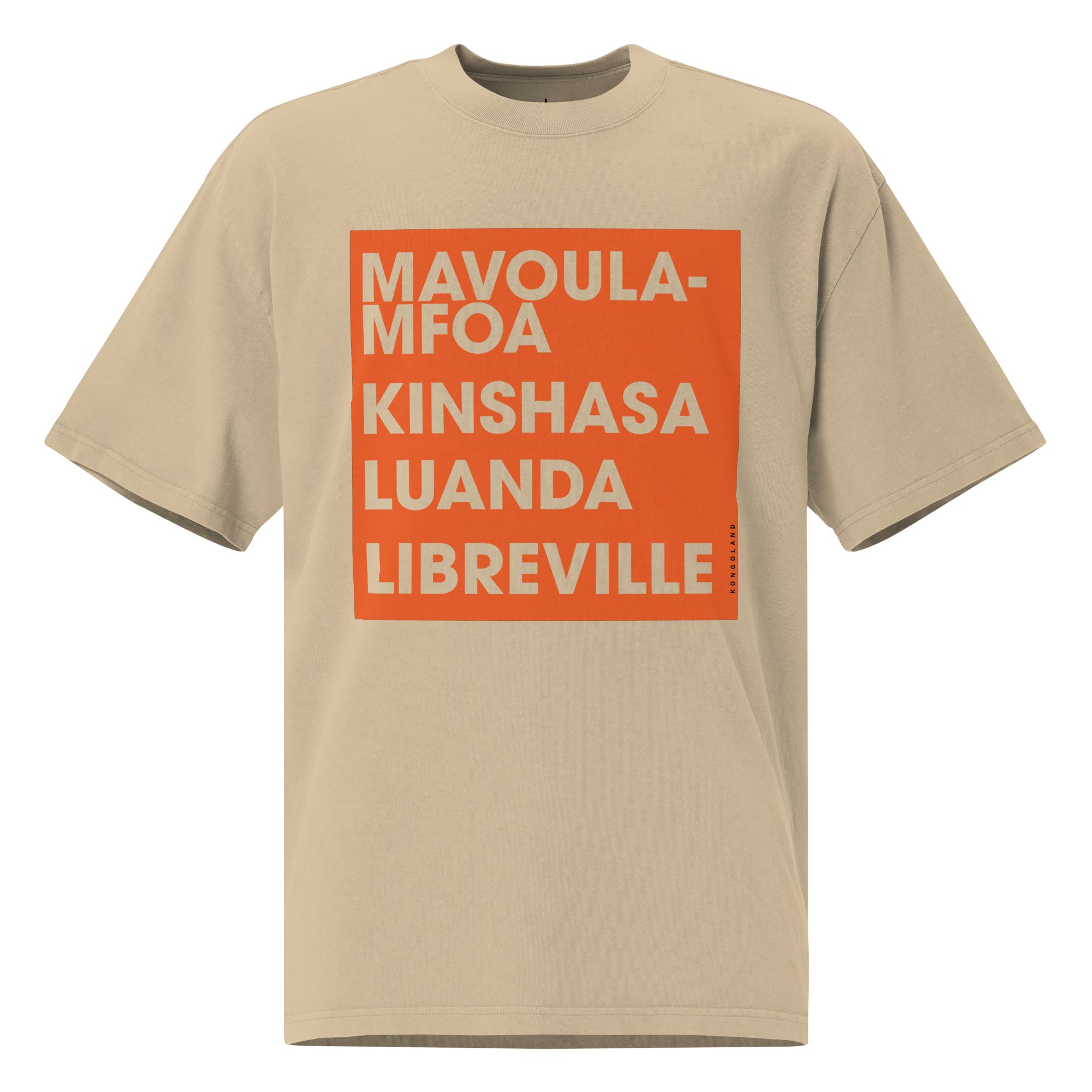 Kongoland oversized faded t-shirt