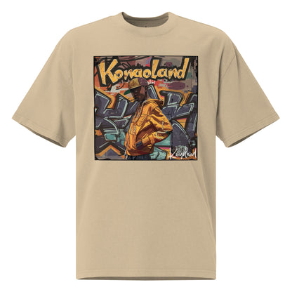 T-shirt Kongoland oversize délavé