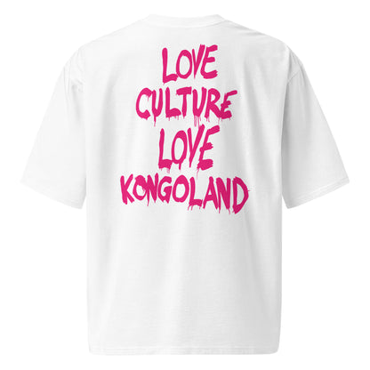 T-shirt Kongoland LOVE CULTURE lourd oversize