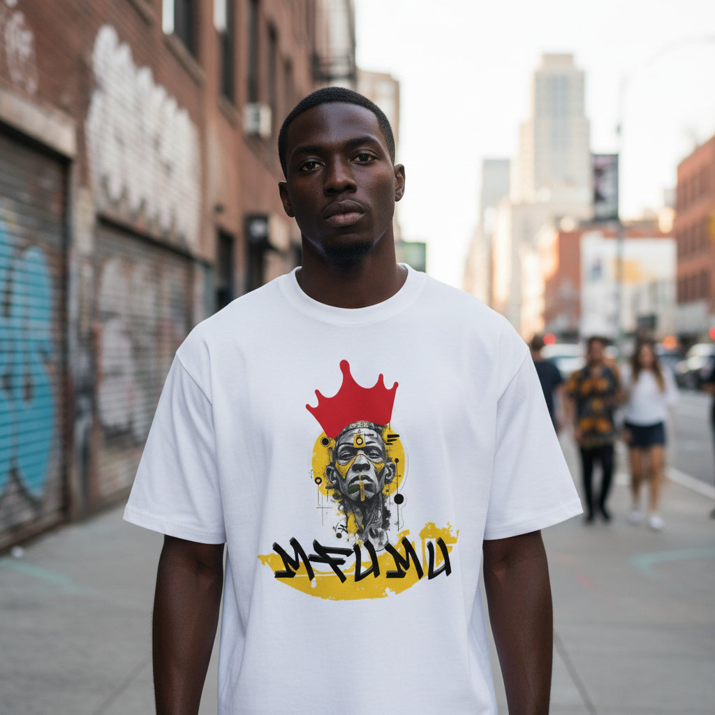 T-shirt Kongoland MFUMU col montant