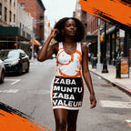 Kongoland ZABA MUNTU ZABA VALEUR bodycon dress