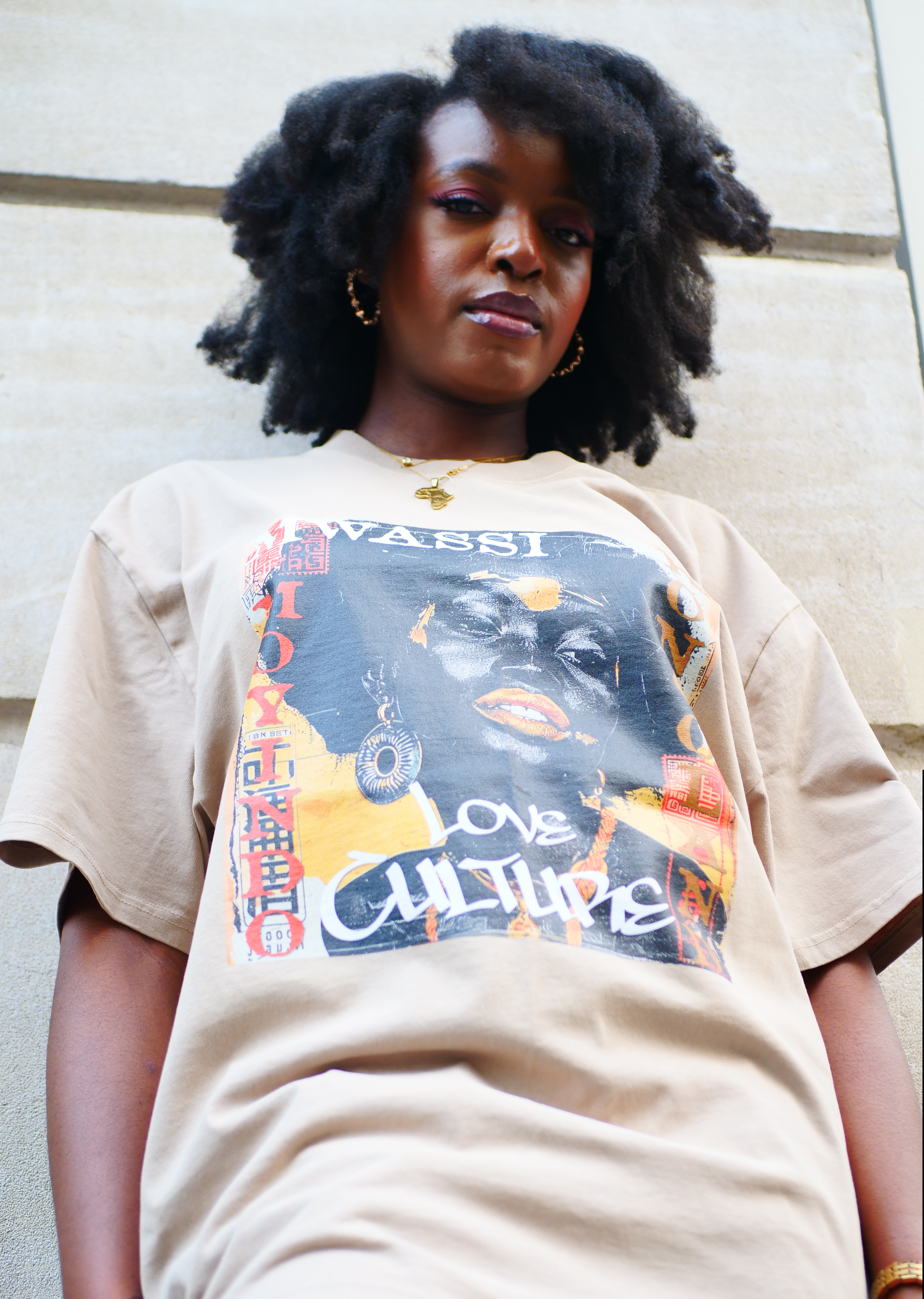 Kongoland MWASSI oversized washed t-shirt