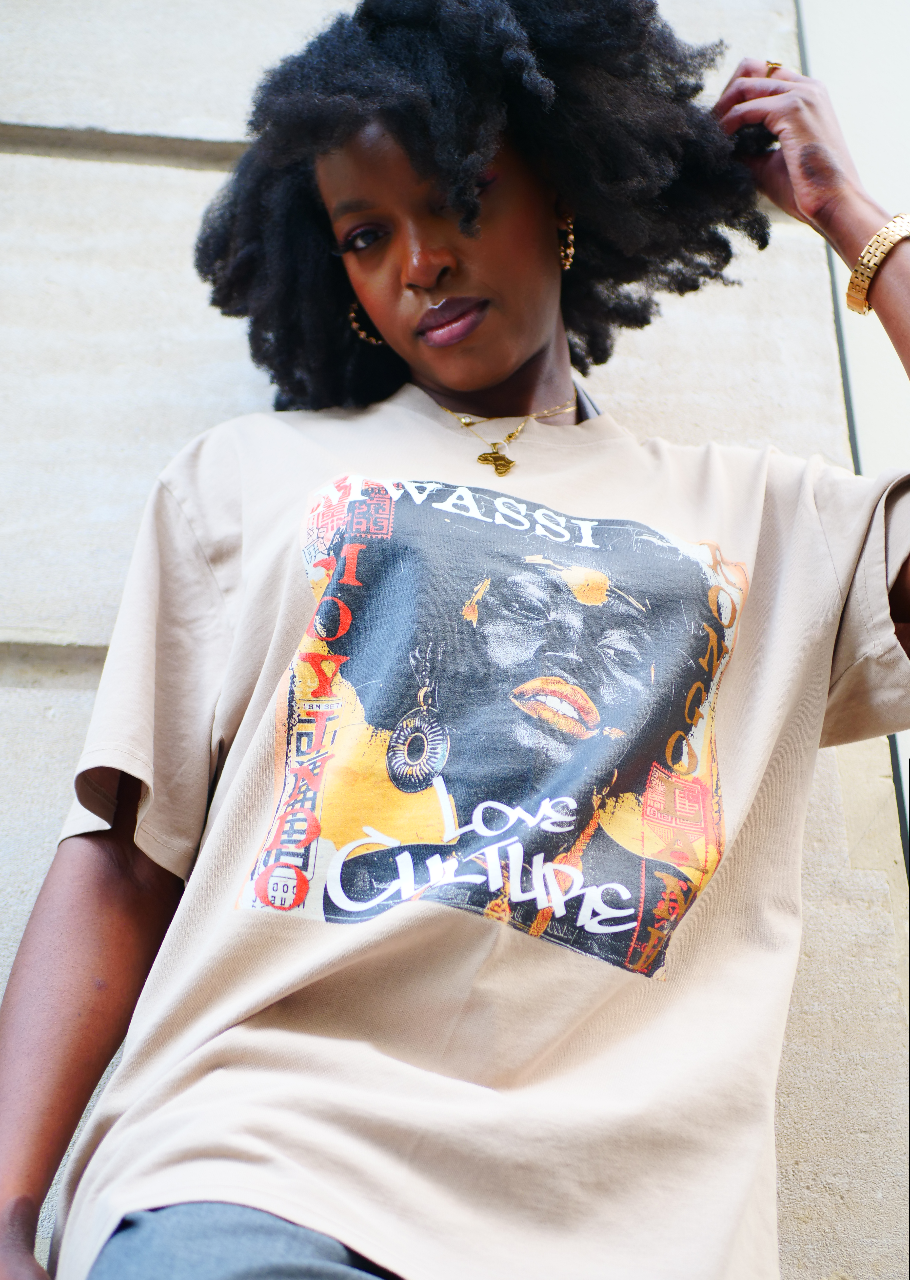 Kongoland MWASSI oversized washed t-shirt