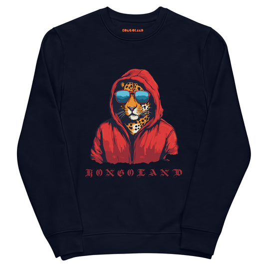 Kongoland Mascotte LEOPARD eco-responsible unisex sweatshirt