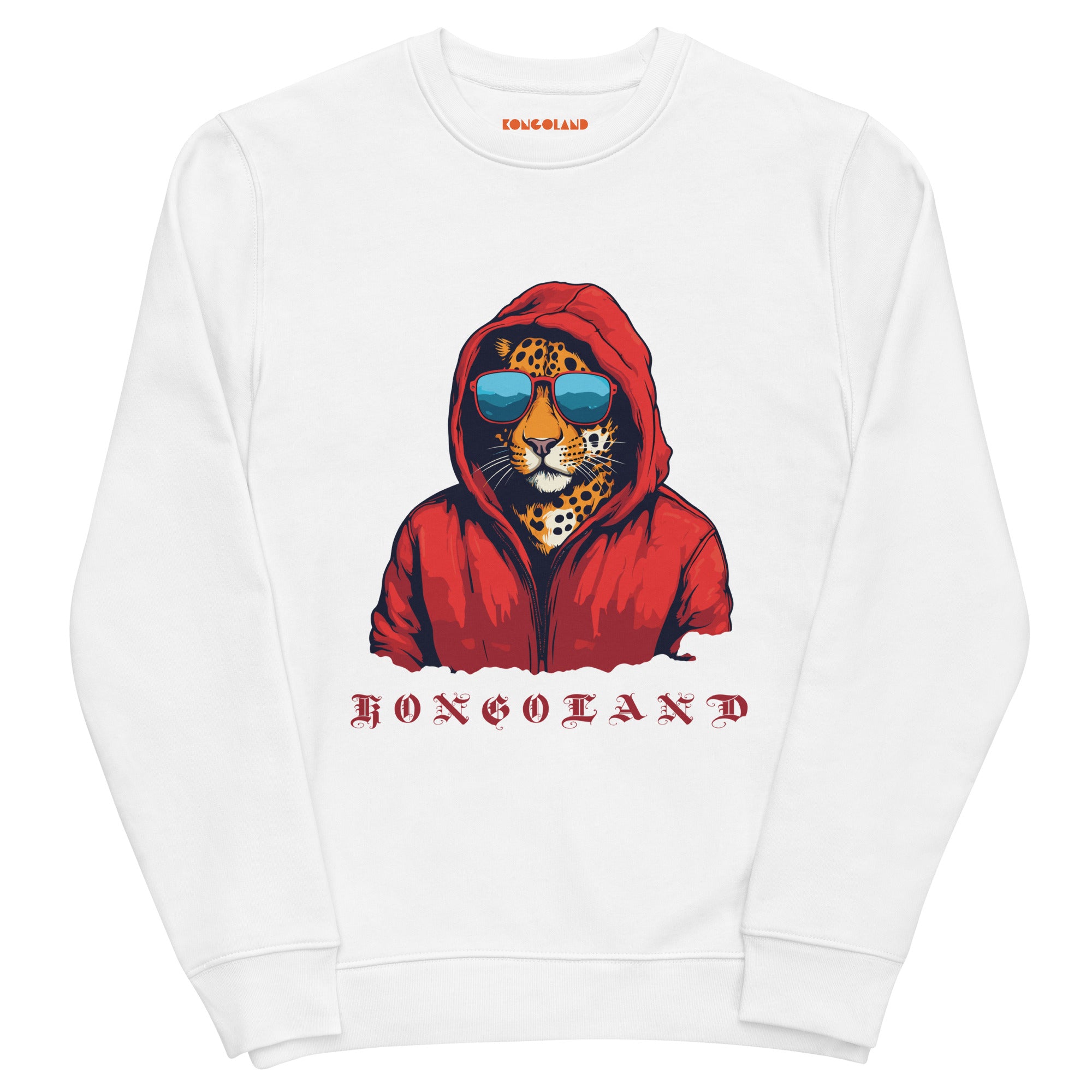 Kongoland Mascotte LEOPARD eco-responsible unisex sweatshirt