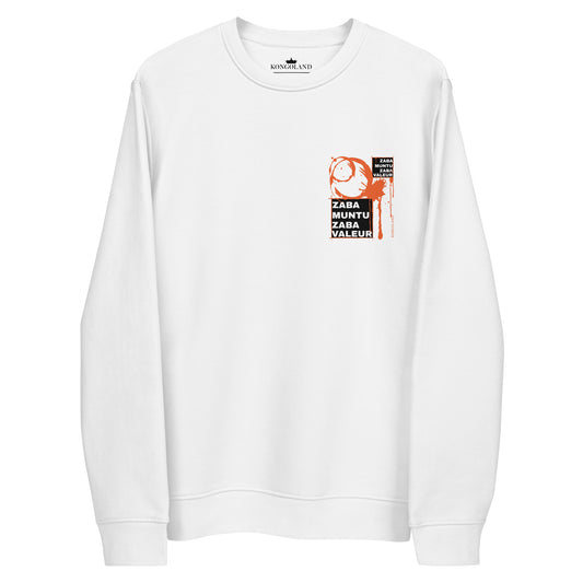 Sweatshirt Kongoland ZABA MUNTU ZABA VALEUR unisexe