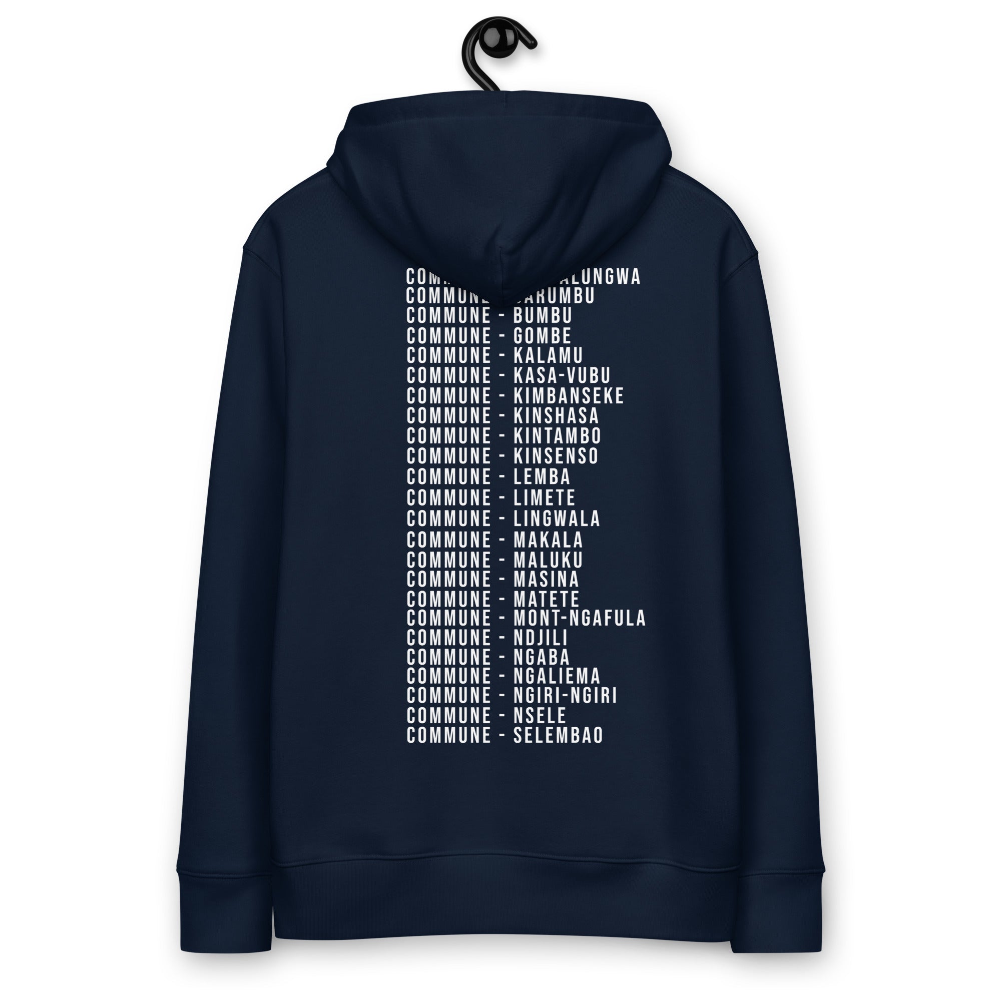 Kongoland 24 COMMUNES KINSHASA hoodie
