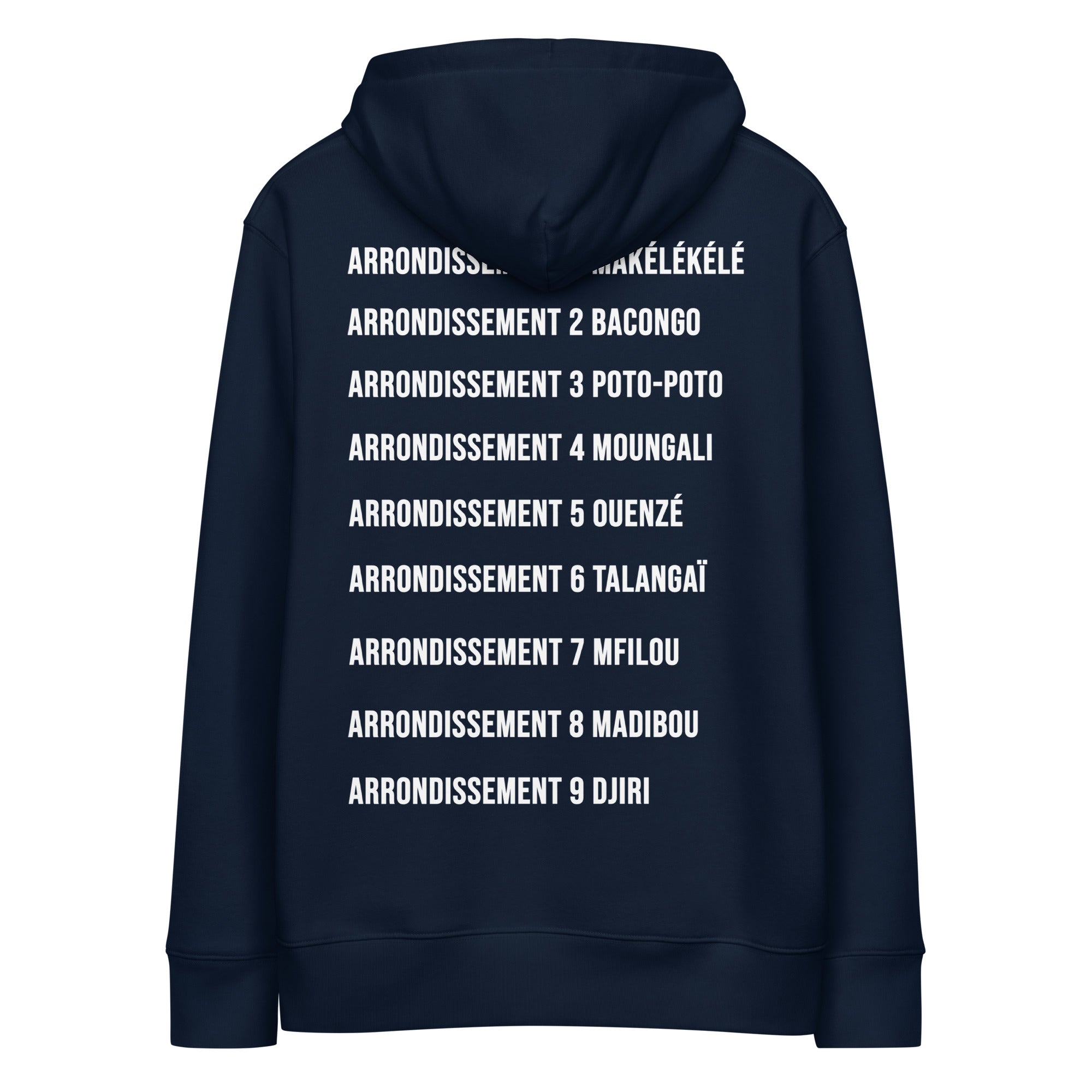 Kongoland 9 ARRONDISSEMENTS MAVOULA hoodie