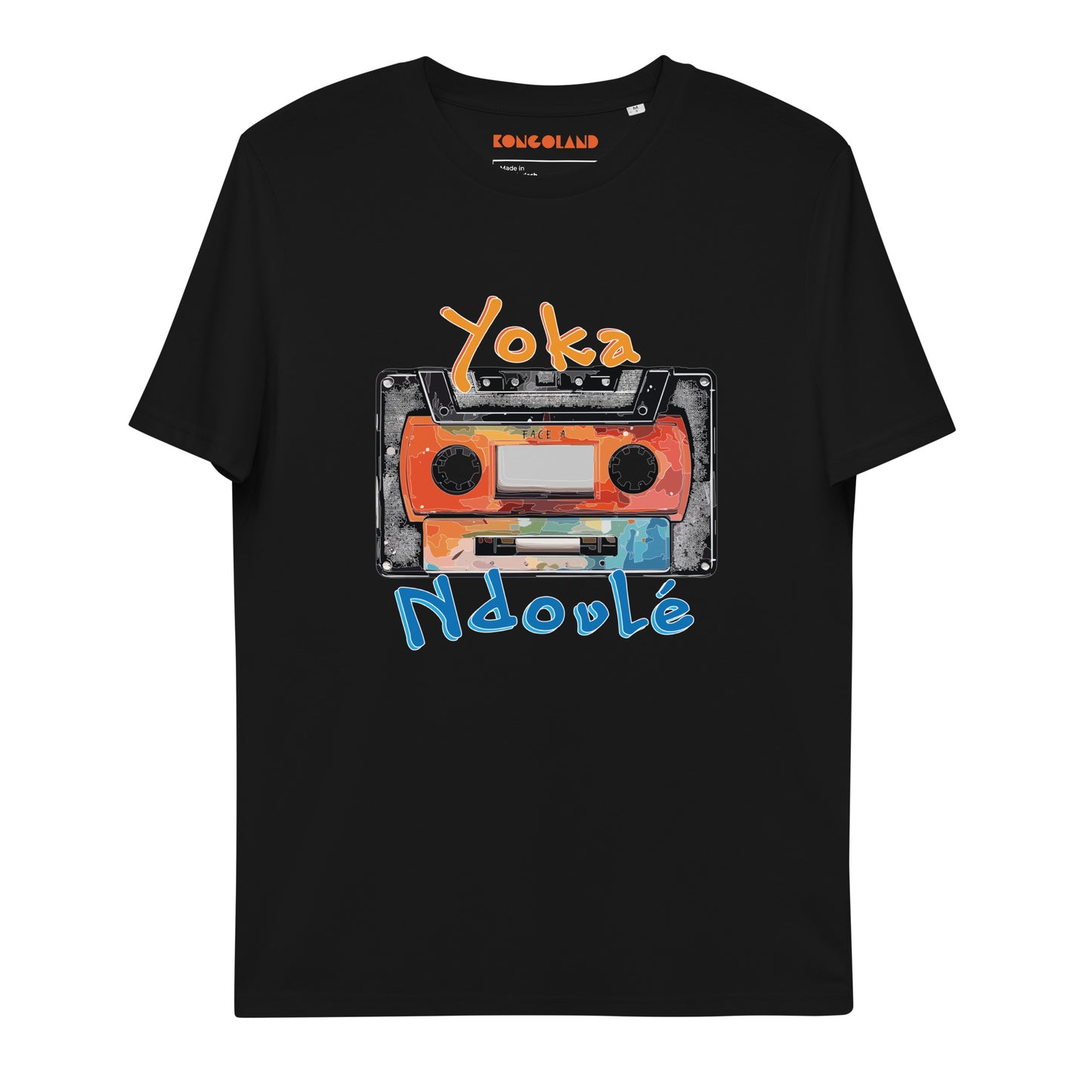 T-shirt Kongoland YOKA NDOULÉ unisexe en coton biologique