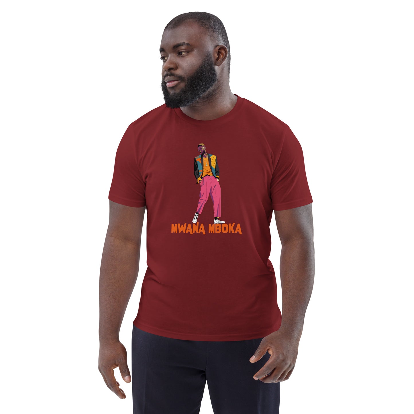 T-shirt Kongoland MWANA MBOKA unisexe en coton biologique