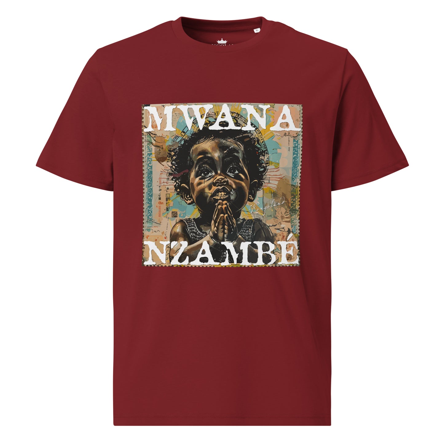 T-shirt Kongoland MWANA NZAMBÉ en coton biologique unisexe