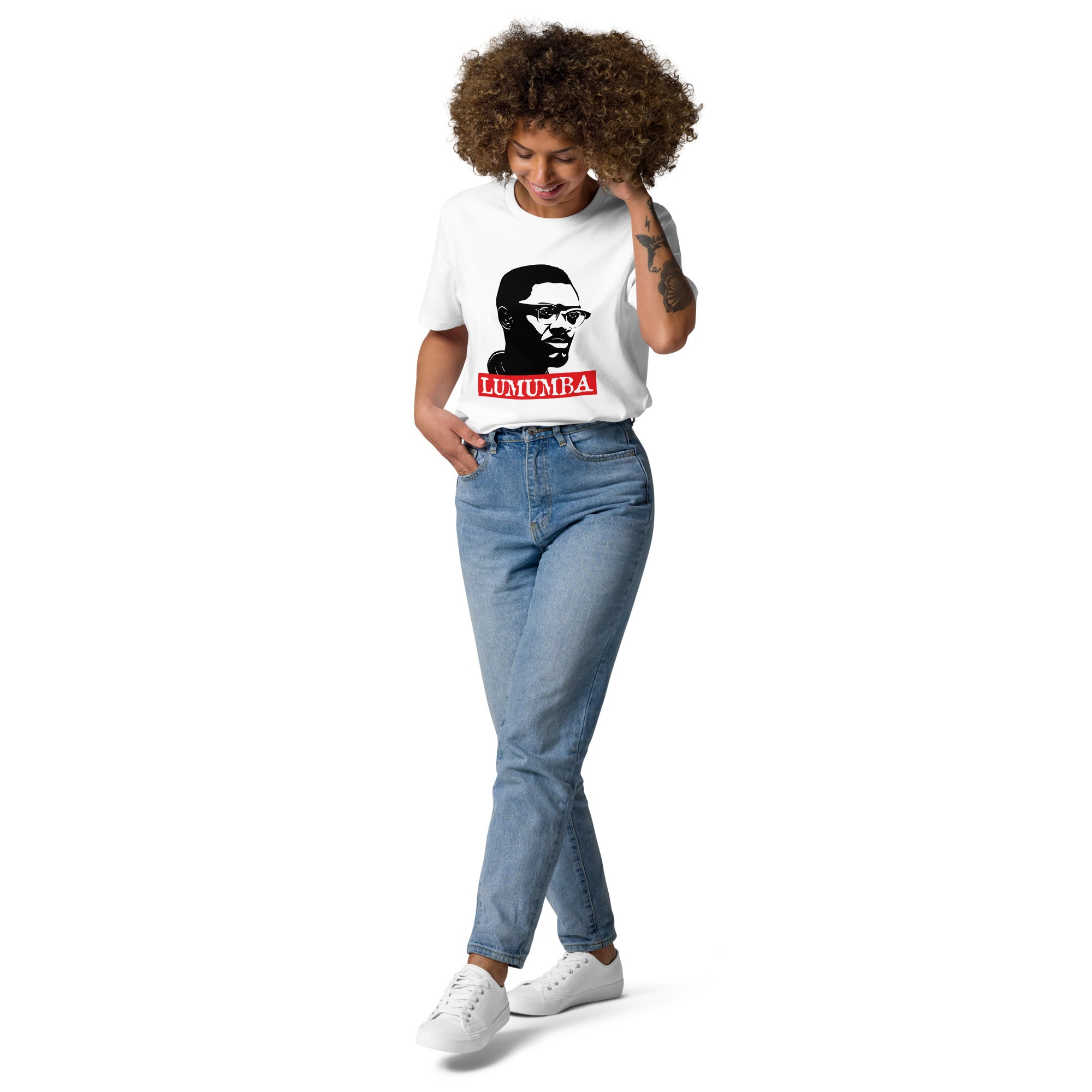 T-shirt Kongoland LUMUMBA unisexe en coton biologique