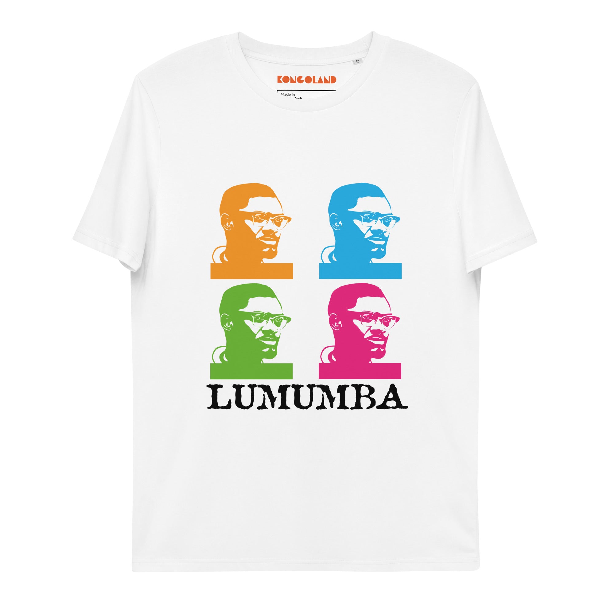 T-shirt Kongoland LUMUMBA unisexe en coton biologique
