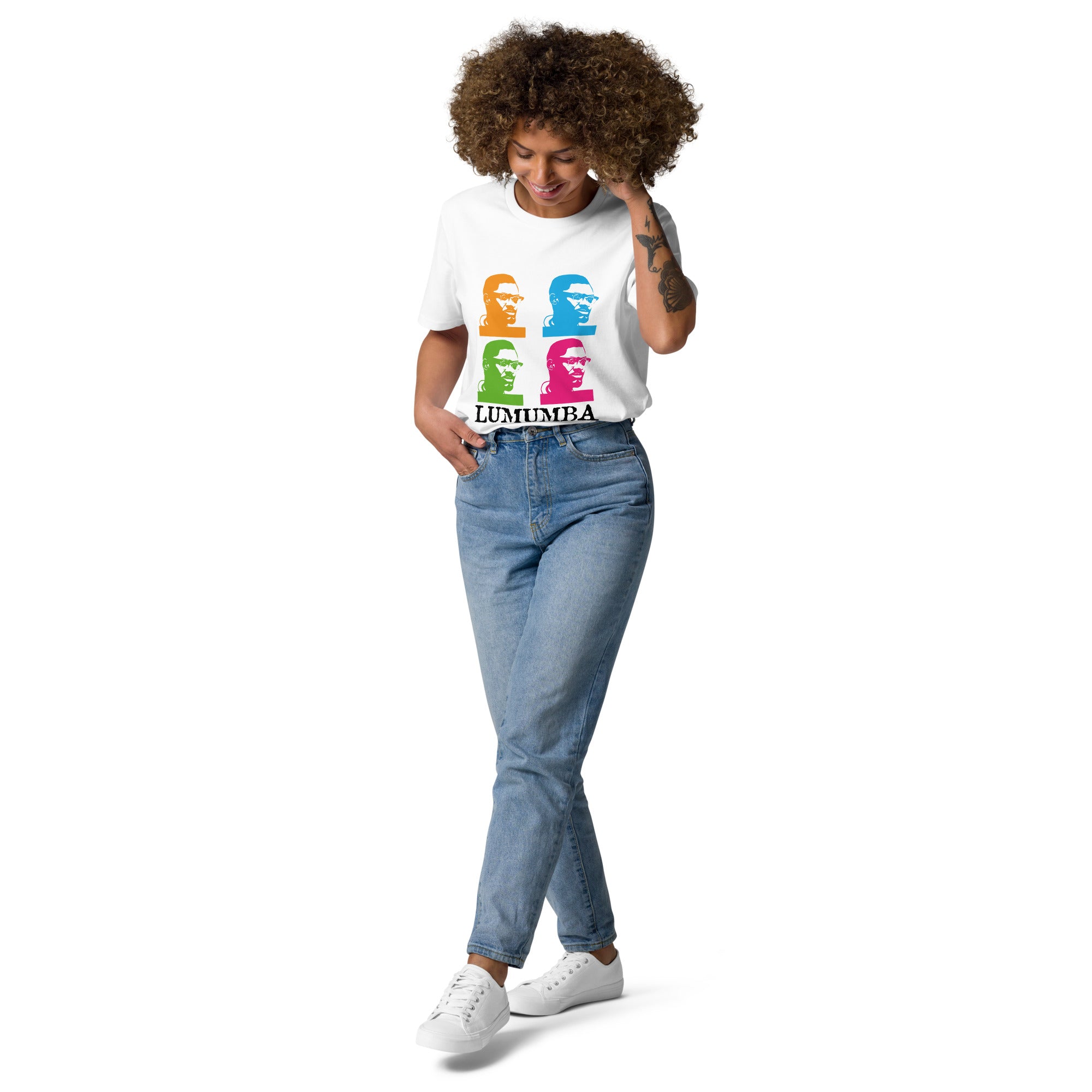 T-shirt Kongoland LUMUMBA unisexe en coton biologique