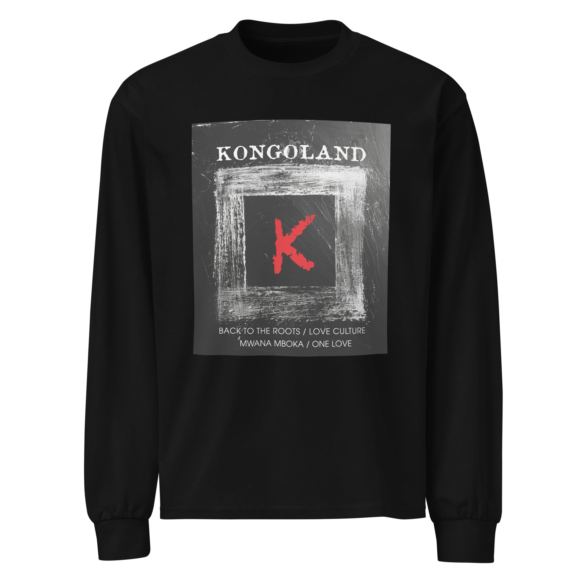 Haut Kongoland lettre K épais premium à manches longues