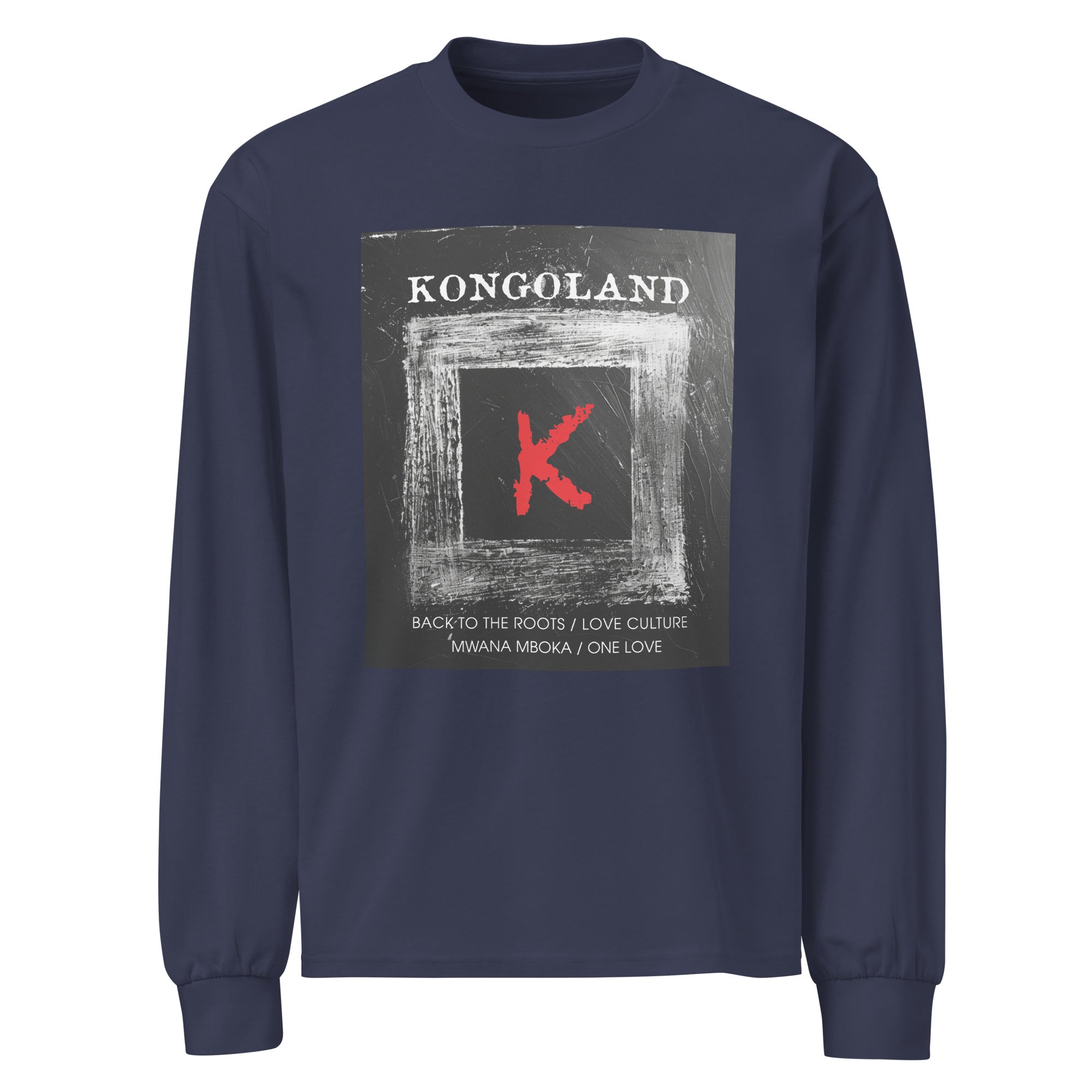 Haut Kongoland lettre K épais premium à manches longues