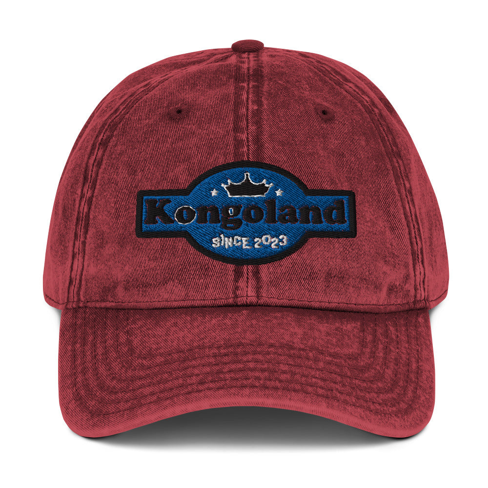 Casquette Kongoland Vintage en Sergé de Coton