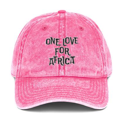 Kongoland ONE LOVE Vintage Cap in Cotton Twill