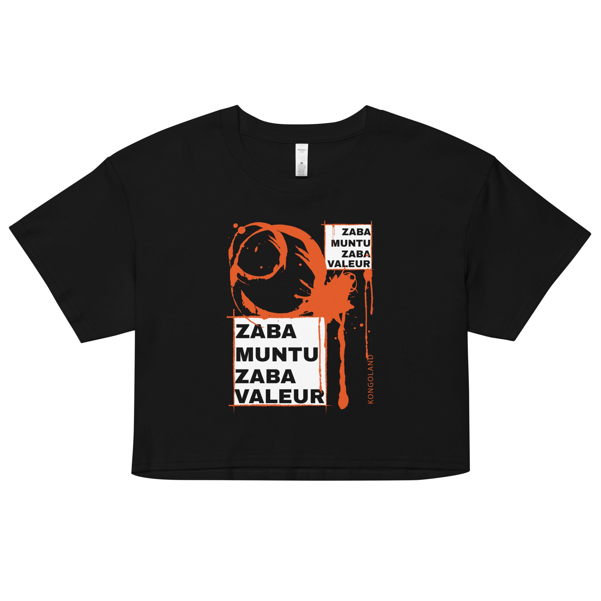Crop top Kongoland ZABA MUNTU ZABA VALEUR for women