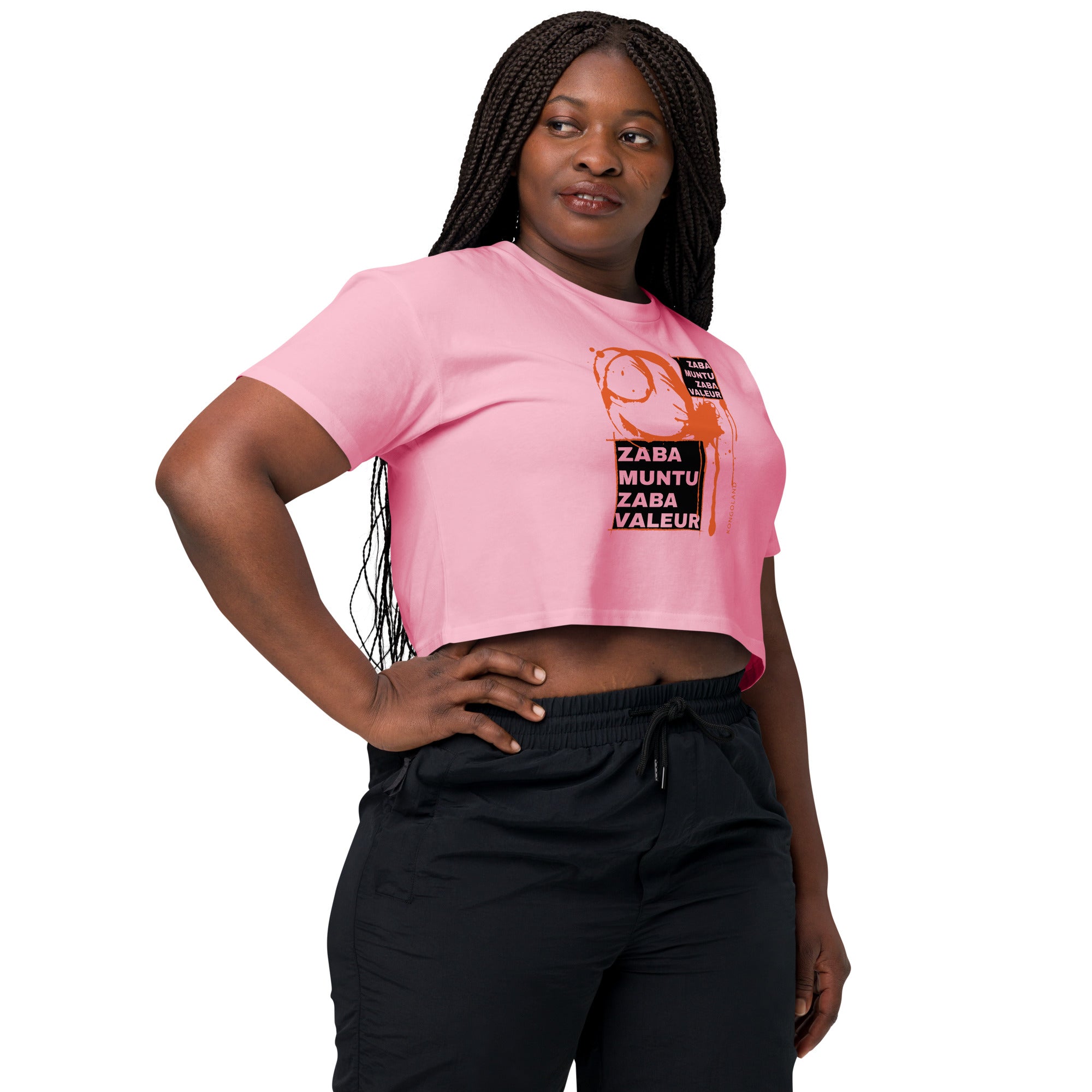 Crop top Kongoland ZABA MUNTU ZABA VALEUR for women