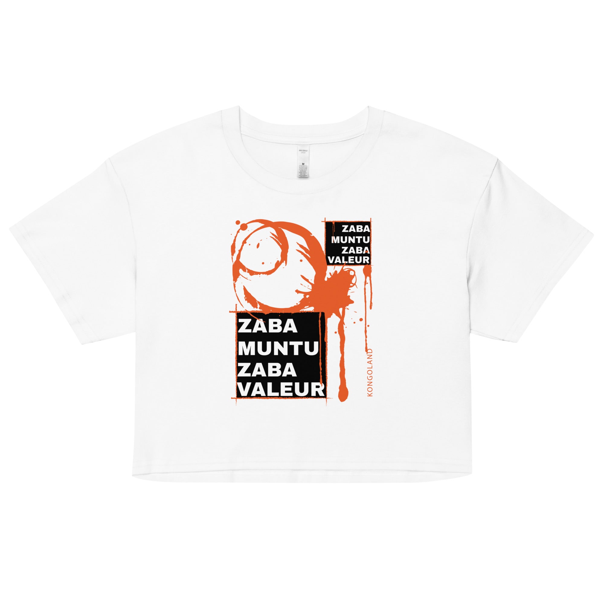 Crop top Kongoland ZABA MUNTU ZABA VALEUR for women